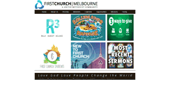 Desktop Screenshot of firstchurchmelbourne.org